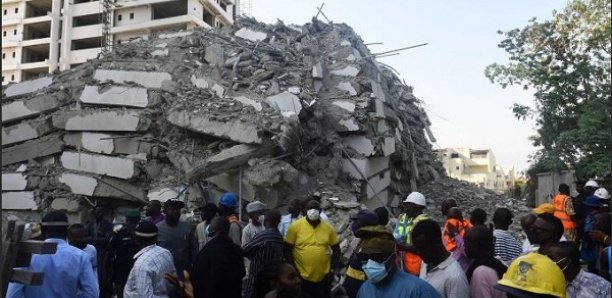 Au Nigeria, l’effondrement d’un immeuble de Lagos fait 36 morts et 9 rescapés