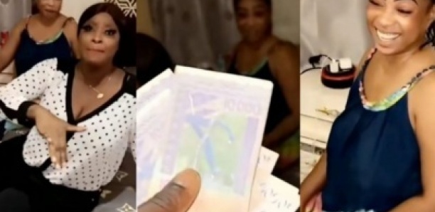 Fatoumata Ndiaye “Fouta Tampi” gâte Niang Kharagn avec ses billets de banque et Adoube Antoine Diome