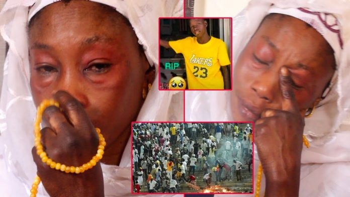 La mère du jeune homme décédé au stade Ngalandou Diouf réagit : “Méti na trop si mann” (Vidéo)